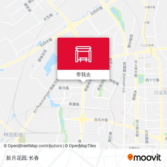 新月花园地图