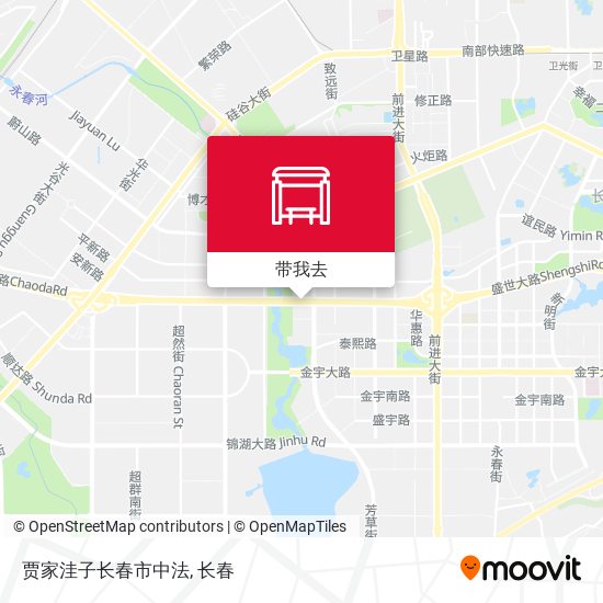 贾家洼子长春市中法地图