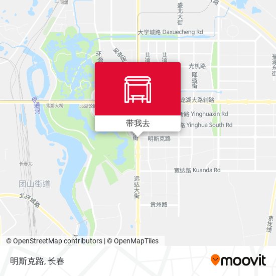 明斯克路地图