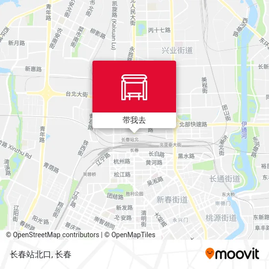 长春站北口地图