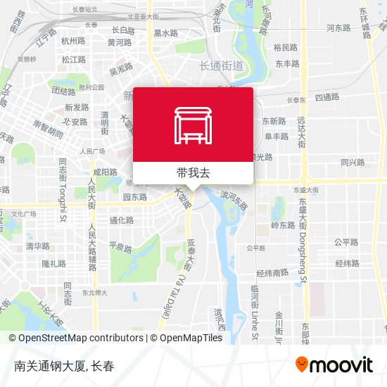 南关通钢大厦地图