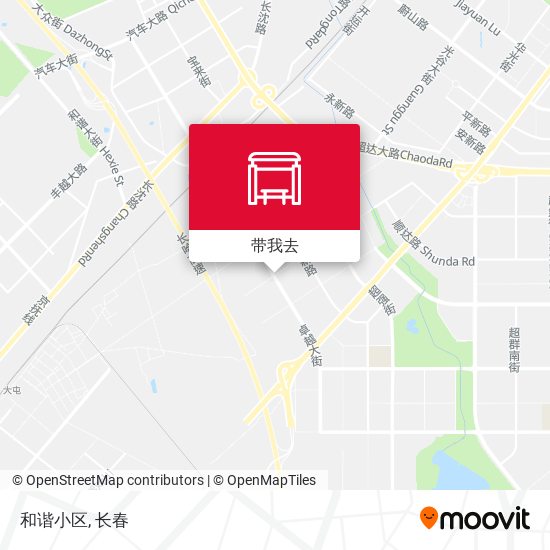 和谐小区地图