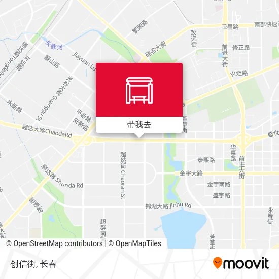 创信街地图