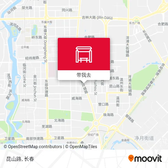 昆山路地图