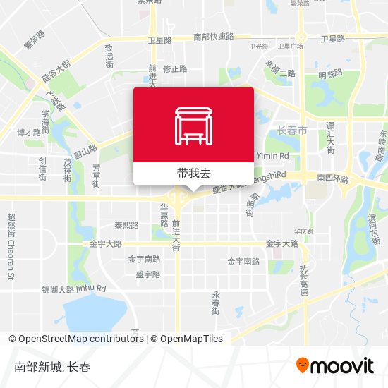 南部新城地图