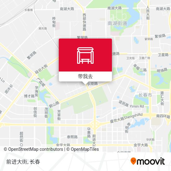 前进大街地图