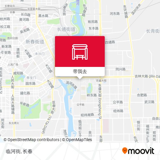 临河街地图