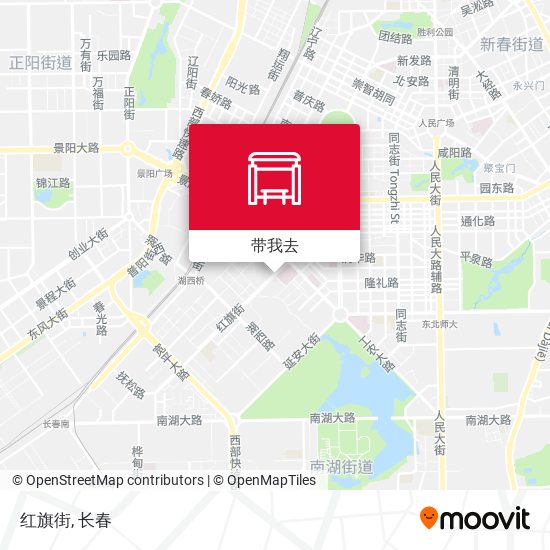 红旗街地图