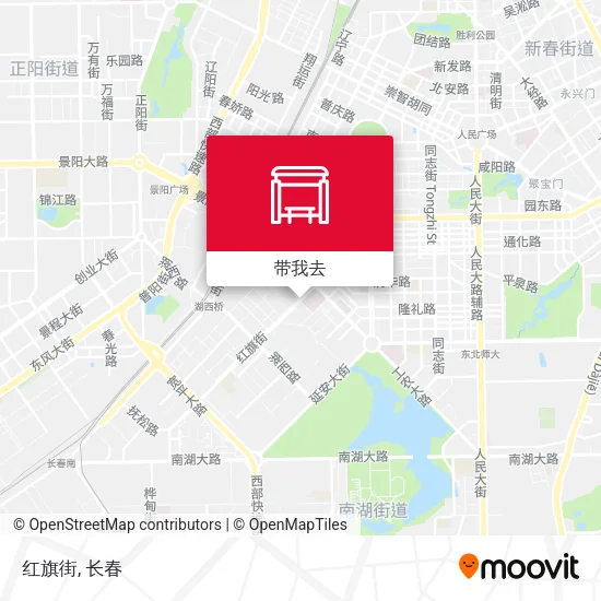 红旗街地图
