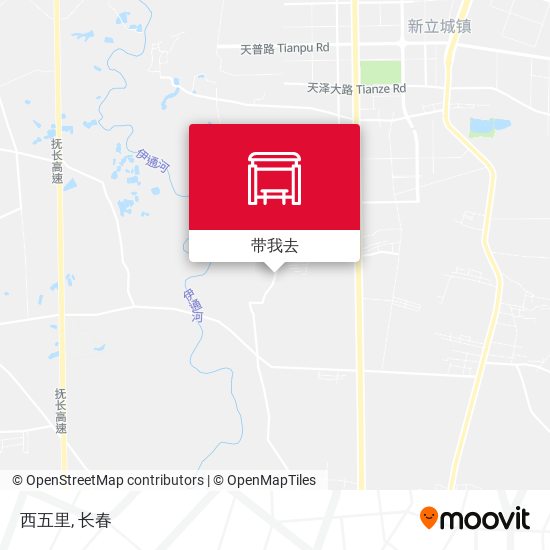 西五里地图