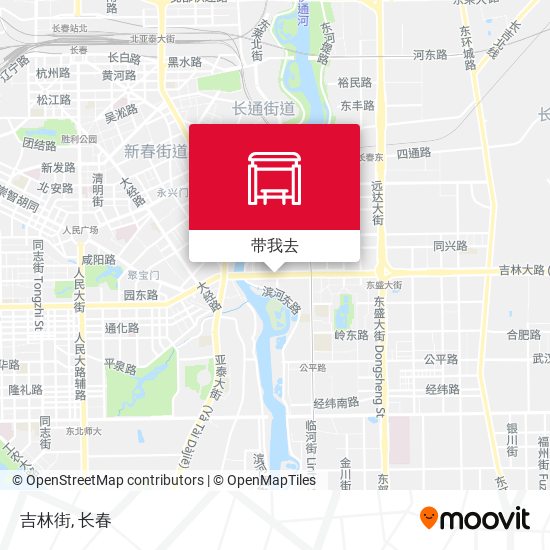 吉林街地图