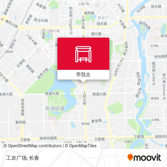 工农广场地图