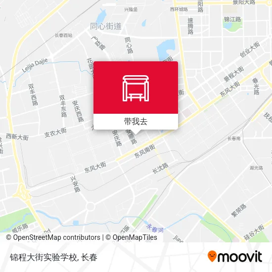 锦程大街实验学校地图
