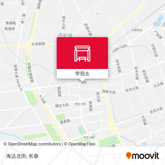海达北街地图