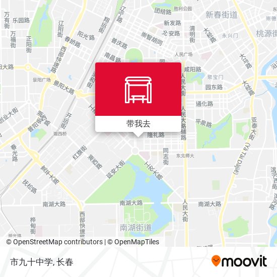 市九十中学地图