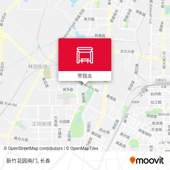 新竹花园南门地图