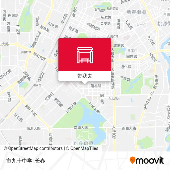 市九十中学地图