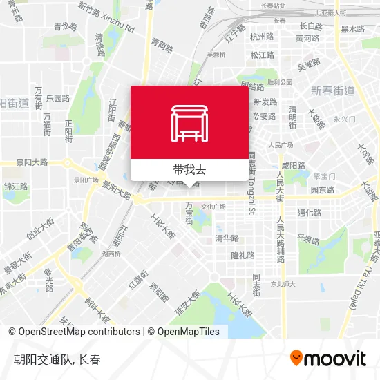 朝阳交通队地图