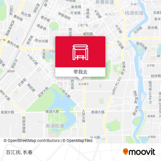 百汇街地图