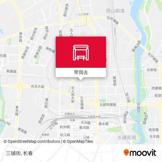 三辅街地图