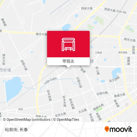站前街地图