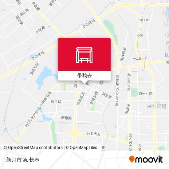 新月市场地图