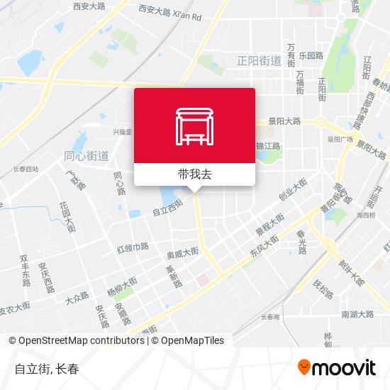 自立街地图