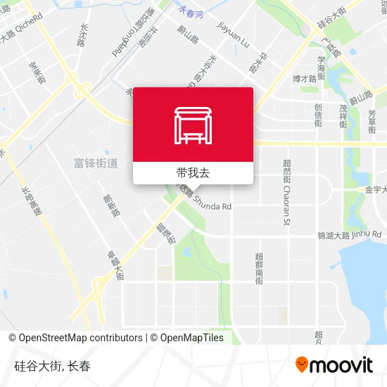 硅谷大街地图