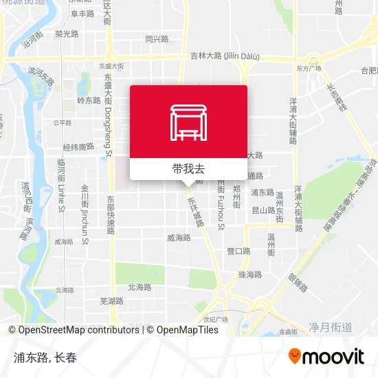 浦东路地图