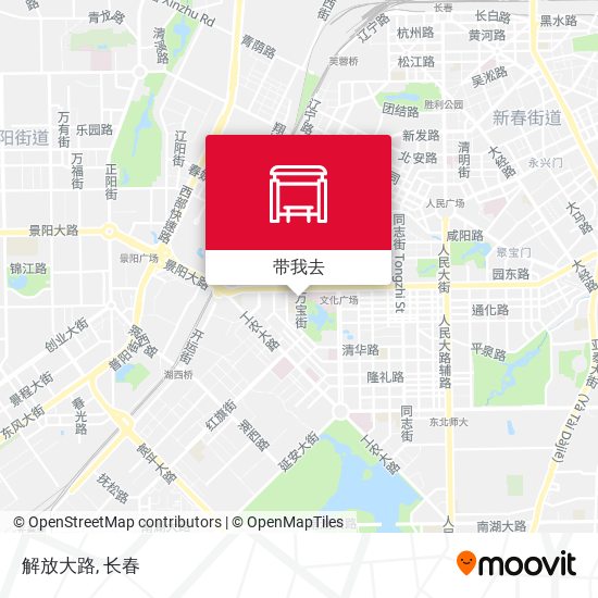 解放大路地图