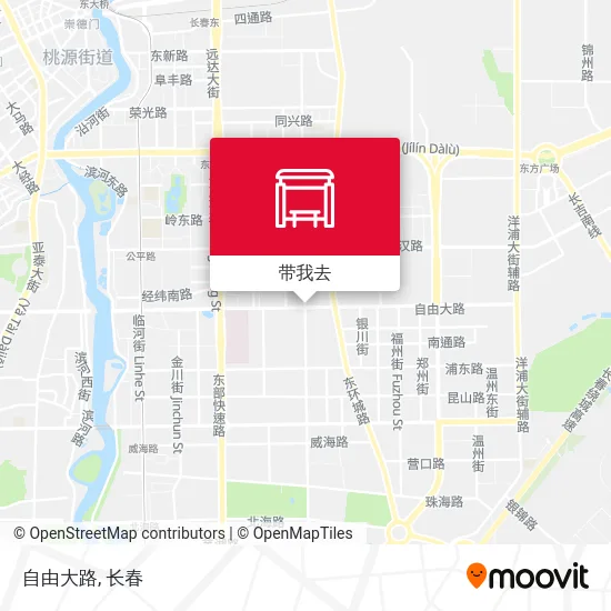 自由大路地图