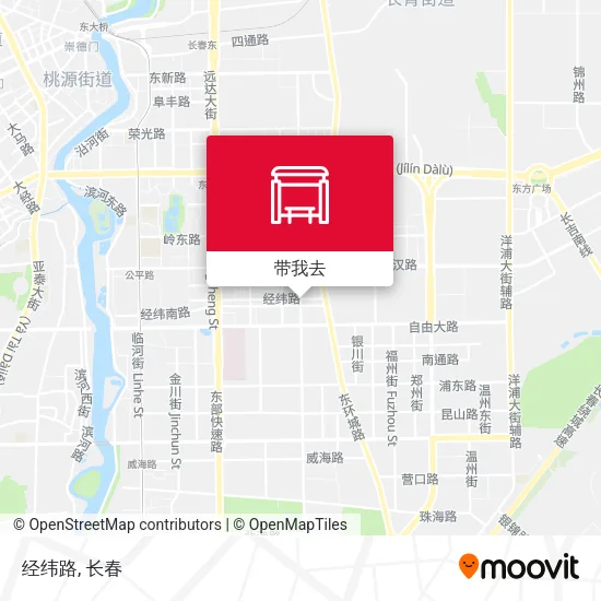 经纬路地图