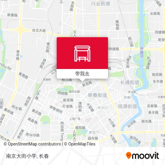 南京大街小学地图