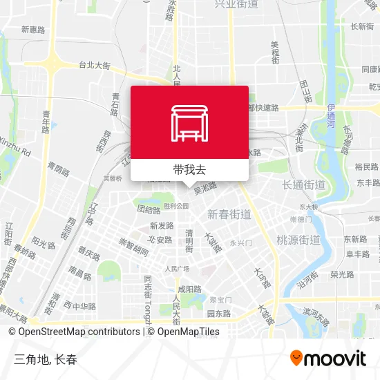 三角地地图