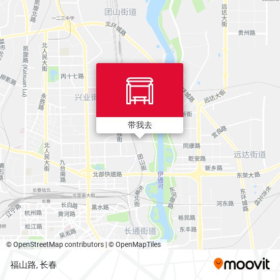 福山路地图