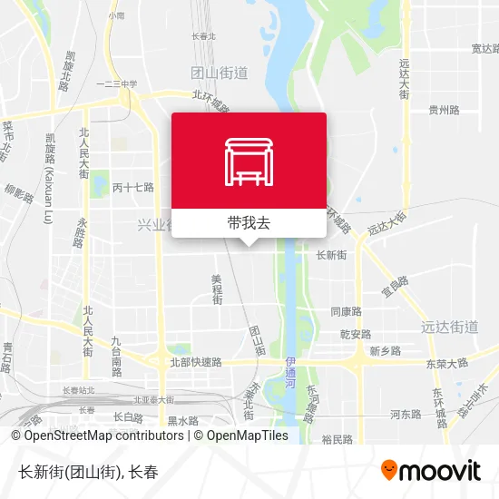 长新街(团山街)地图