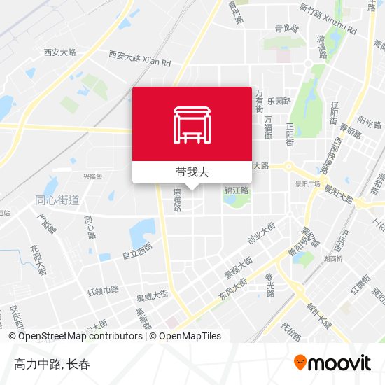 高力中路地图