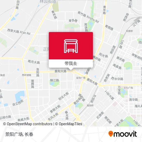 景阳广场地图