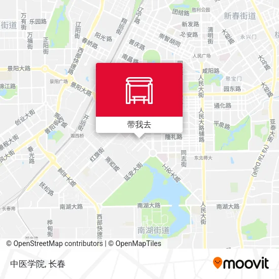 中医学院地图