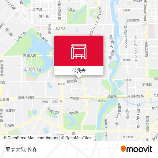 亚泰大街地图