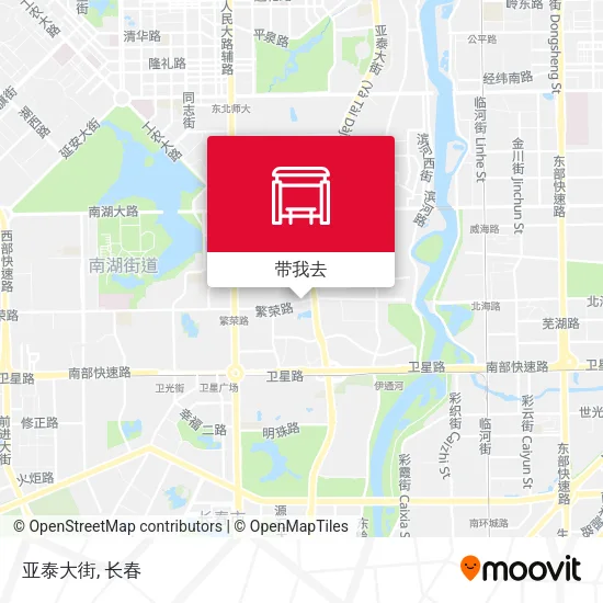 亚泰大街地图