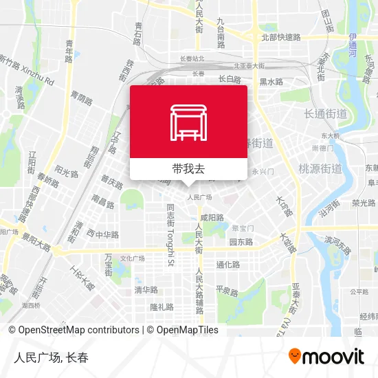人民广场地图