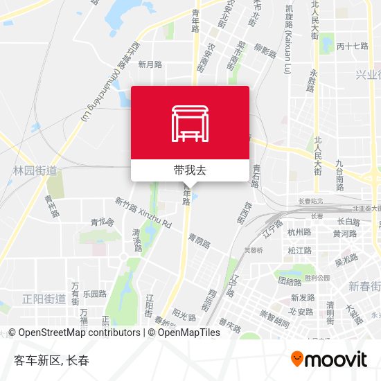 客车新区地图