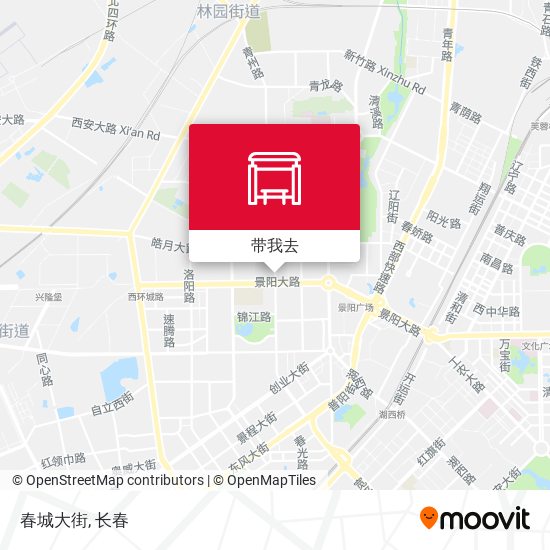 春城大街地图