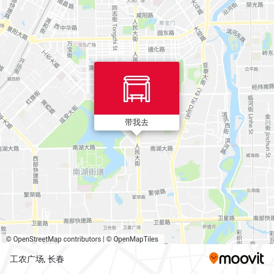 工农广场地图