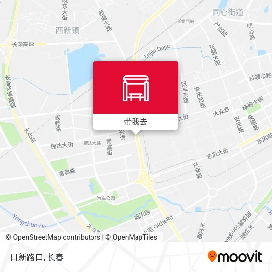 日新路口地图