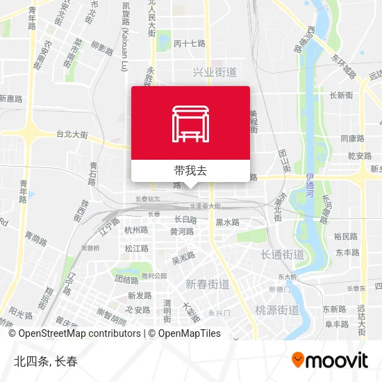 北四条地图