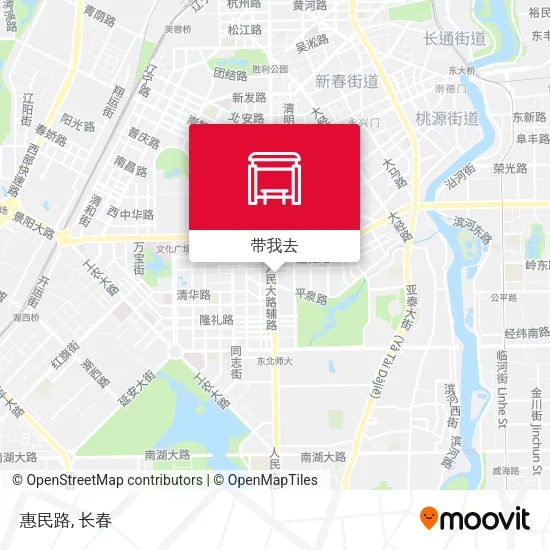 惠民路地图