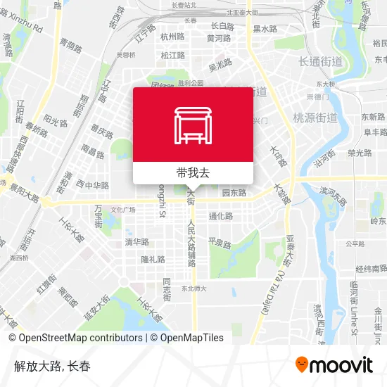 解放大路地图