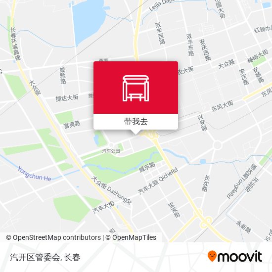 汽开区管委会地图